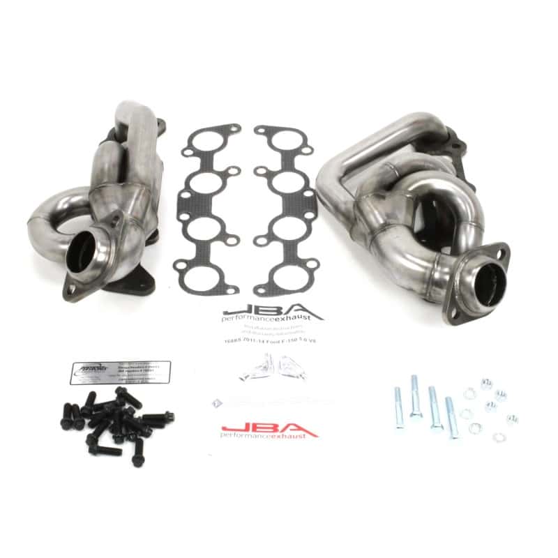 JBA — JBA 11-14 Ford F-150 5.0L Coyote 1-5/8in Primary Raw 409SS Cat4Ward Header
Exhaust Header - view 2