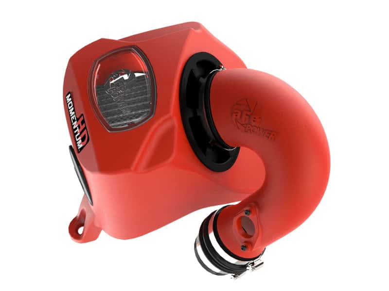 aFe — aFe 15-25 Toyota Hilux L4-2.4/2.8L (td) Momentum HD Cold Air Intake System Red w/ Pro DRY S Filter
Momentum HD Intake - view 3