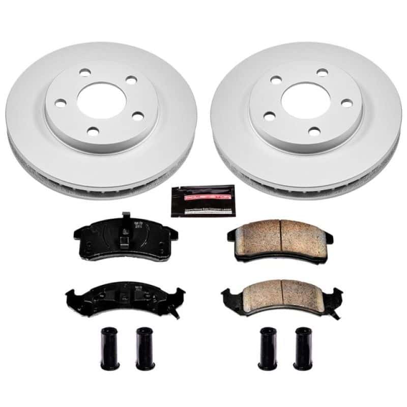 PowerStop — Power Stop 92-93 Buick LeSabre Front Z17 Evolution Geomet Coated Brake Kit - view 1