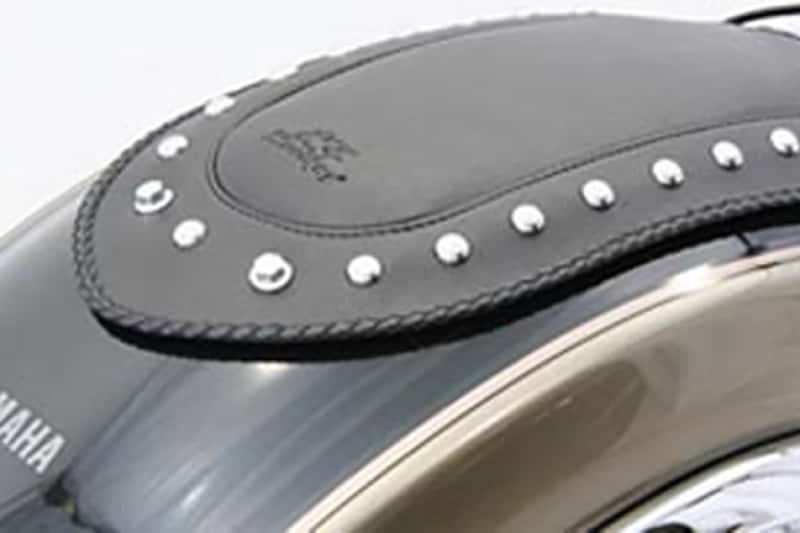Mustang Motorcycle — Mustang 06-10 and 12-15 Yamaha Roadliner, 06-15 Stratoliner Fender Bib w/Studs - Black - view 1