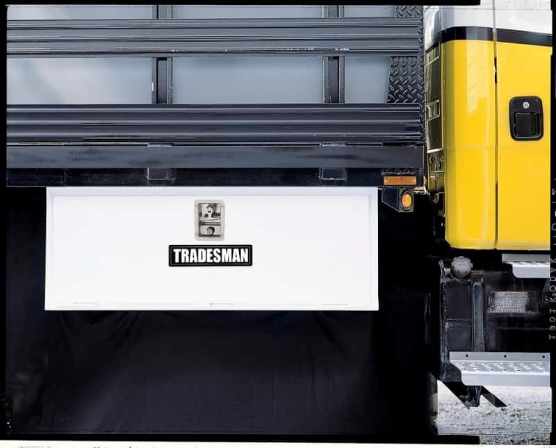 Tradesman — Tradesman Steel Underbody Truck Tool Box (48in.) - White - view 2
