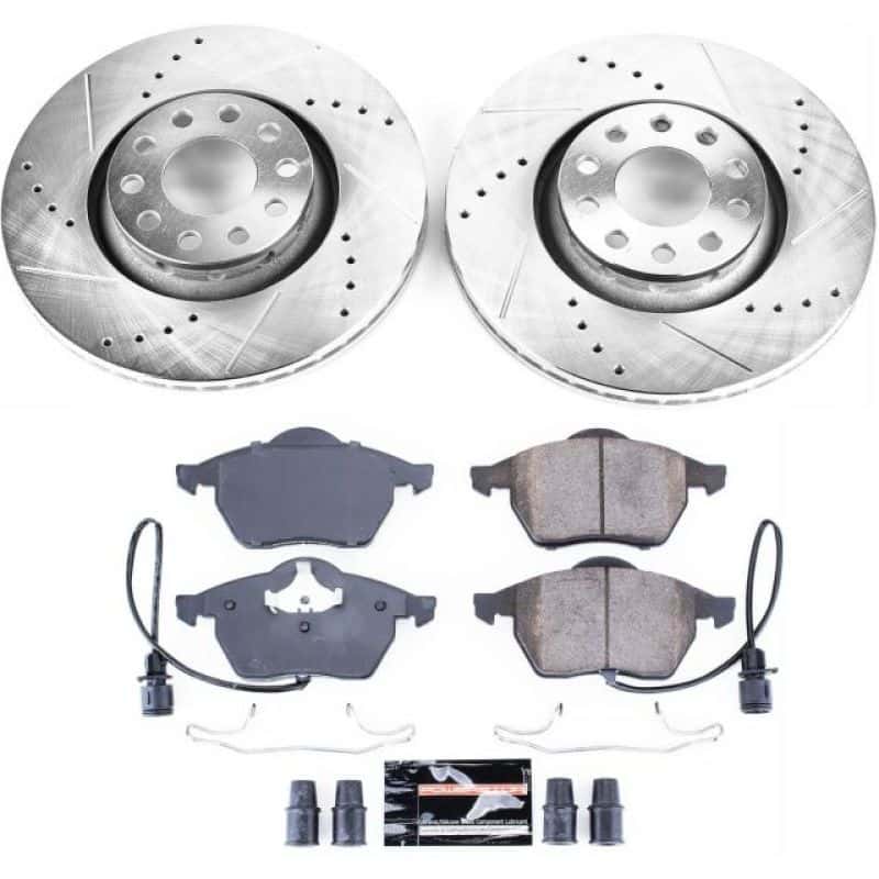 PowerStop — Power Stop 97-99 Audi A8 Front Z23 Evolution Sport Brake Kit - view 1