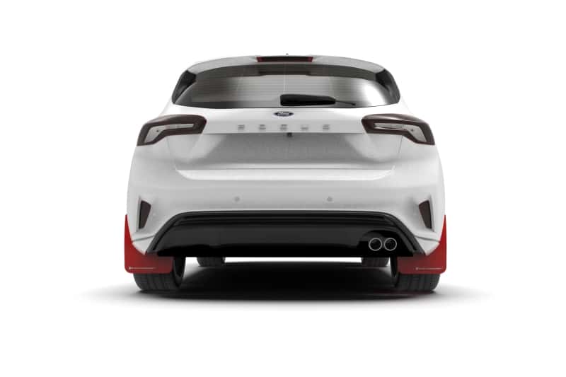 Rally Armor — Rally Armor 19-25 Ford Focus ST MK4 Red UR Mud Flap w/White Logo
Mud Flap - view 2