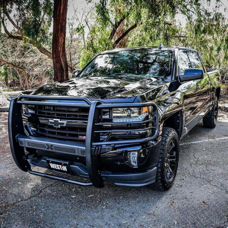 Westin — Westin 16-18 Chevy Silverado 1500 Sportsman X Grille Guard - Textured Black
Grille Guard - view 3