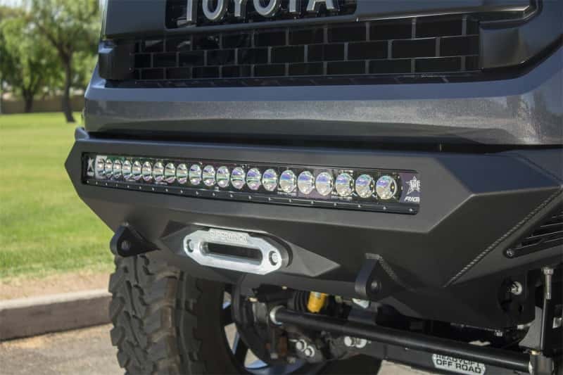 Addictive Desert Designs — Addictive Desert Designs 2014+ Toyota Tundra Stealth Fighter Front Bumper w/Winch Mount & Sensors
Bumper- Front
Bumpers - view 5