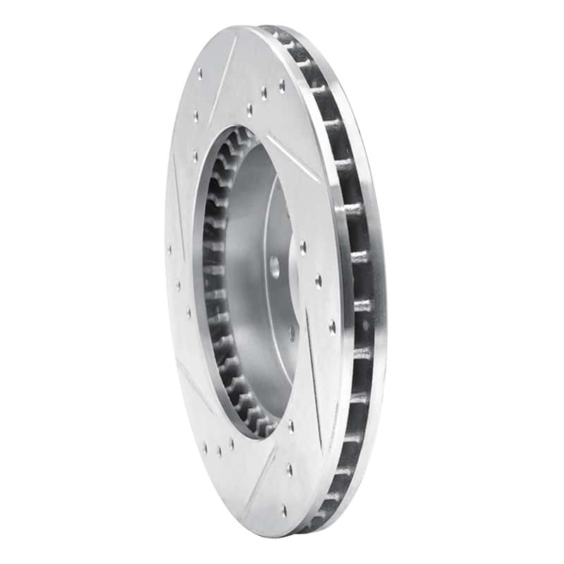 R1 Concepts — R1 92-96 Honda Prelude Front Right Drilled & Slotted Silver Brake Rotor
R1 Brake Rotor Drill - view 4