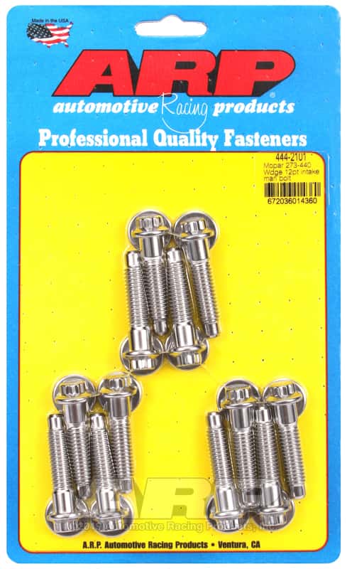 ARP — ARP Mopar 273-440 Wedge 12pt Intake Manifold Bolt Kit - view 1