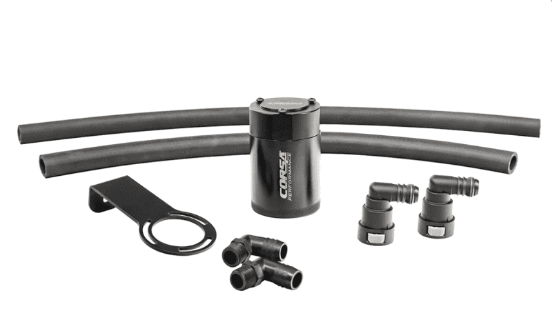 CORSA Performance — Corsa 2021-2024 Dodge Ram TRX Crew Cab Aluminum Oil Catch Can w/Mounting Bracket
Accessory - view 3