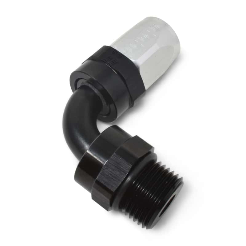 Russell — Russell Performance Hose End #6 to #6 Radius Inlet Port 90 Deg Blk/Clr
Hose Fitting - view 6