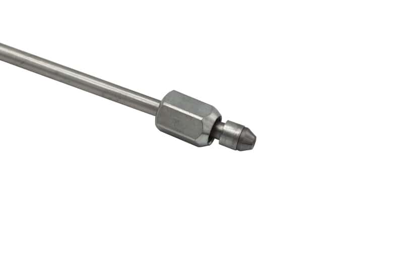 Fleece Performance — Fleece Performance 21in High Pressure Fuel Line (8mm x 3.5mm Line, M14x1.5 Nuts) - view 3