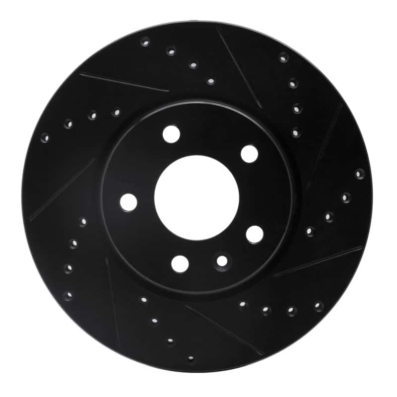 R1 Concepts — R1 2011-2025 Buick LaCrosse Front Right Drilled & Slotted Black Brake Rotor
R1 Brake Rotor Drill - view 1