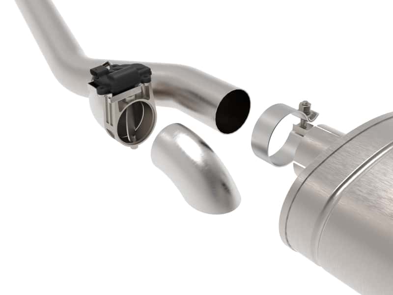 aFe — aFe Gemini XV 3in 304 SS Cat-Back Exhaust w/ Cutout 19-21 GM Silverado/Sierra 1500 V8- w/ Black Tips
Cat-Back Exhaust - view 3