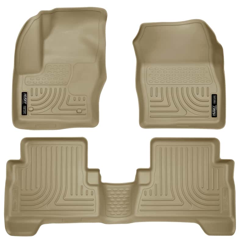 Husky Liners — Husky Liners 2013 Ford Escape WeatherBeater Combo Tan Floor Liners
Floor Liners - view 1