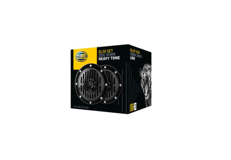 Hella — Hella Supertone Horn Kit 12V 310/380HZ HTone Black - view 13
