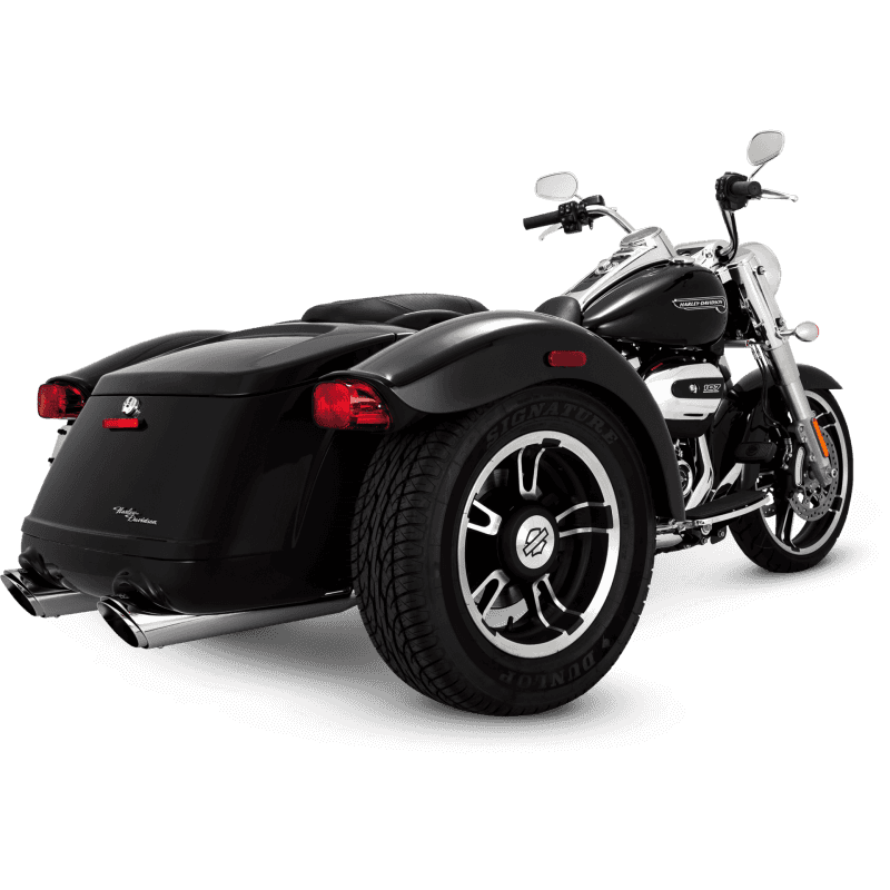 Vance and Hines — Vance & Hines Harley-Davidson 17-22 Trike / Freewheeler Twin Slash Slip-On Exhaust - view 1
