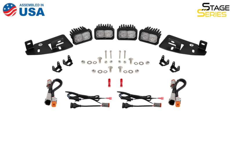 Diode Dynamics — Diode Dynamics Stage Series Fog Pocket Mounting Brackets for 2019-Present Ram - view 7