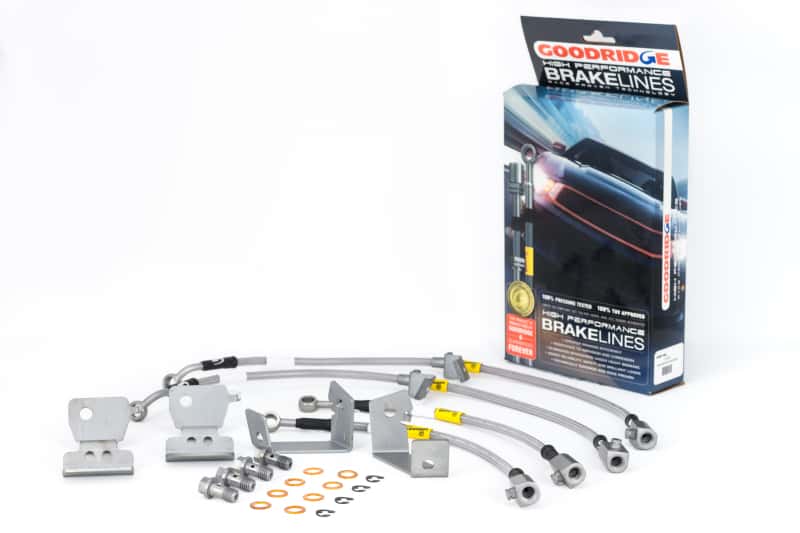 Goodridge — Goodridge 05-14 Ford Mustang (w/ABS) Stainless Steel Brake Line Kit
Brake Hose Kit - view 2