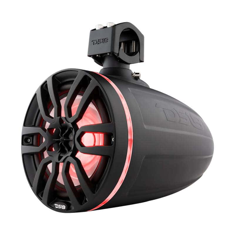 DS18 — DS18 Marine And Powersports Towers 8in 125 Watts RMS RGB LED Lights Red - view 7