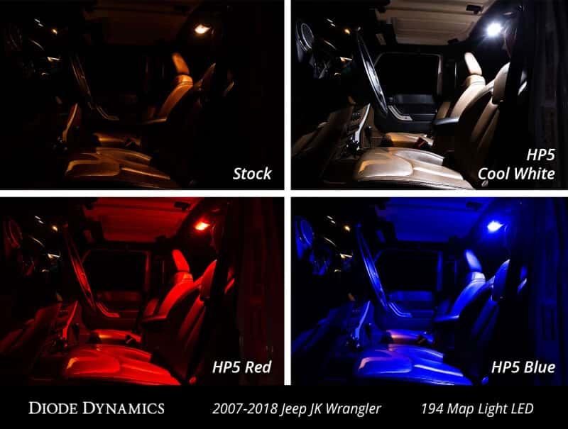 Diode Dynamics — Diode Dynamics Wrangler JK 4dr Interior Kit Stage 1 - Red - view 5