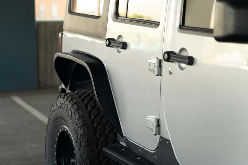 DV8 Offroad — DV8 Offroad 07-18 Jeep Wrangler JK Slim Fender Flares
Jeep Fender Flares - view 9