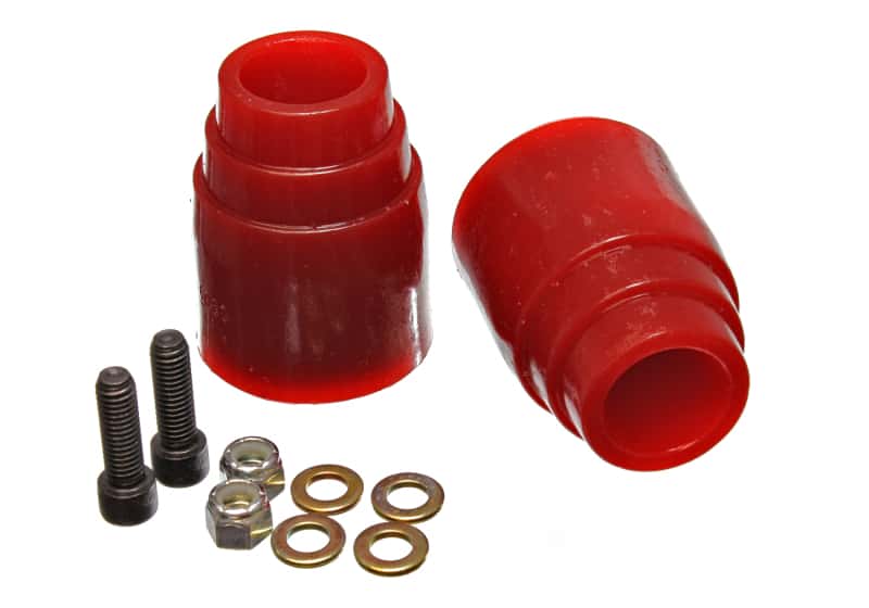 Energy Suspension — Energy Suspension 00-04 Ford Excursion Red Rear Axle Bump Stop Set
Jounce Bumper Kit - view 4