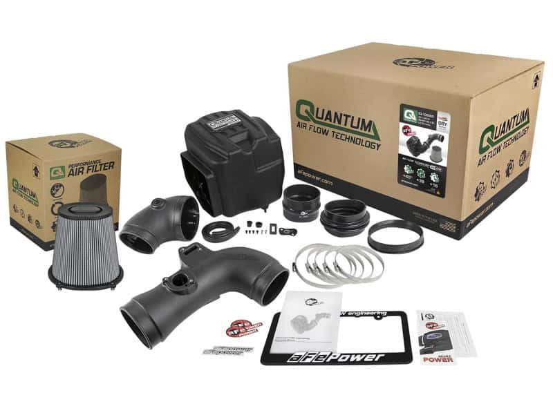 aFe — aFe Quantum Pro DRY S Cold Air Intake System 11-16 GM/Chevy Duramax V8-6.6L LML - Dry
QUANTUM Intake - view 5