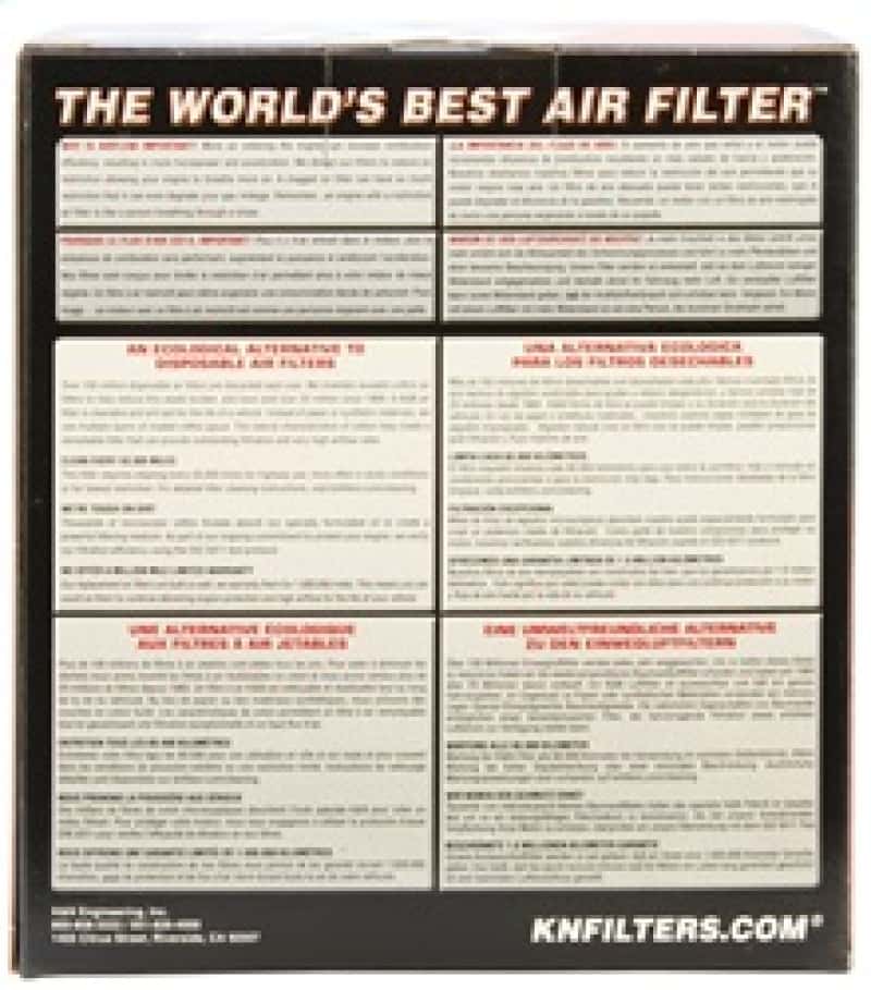 K&N Engineering — K&N Universal Air Filter 4in Flange / 5-3/8 in Base / 4-1/2in Top / 5in Height
Universal Clamp-On A
Clamp-on Air Filter - view 10