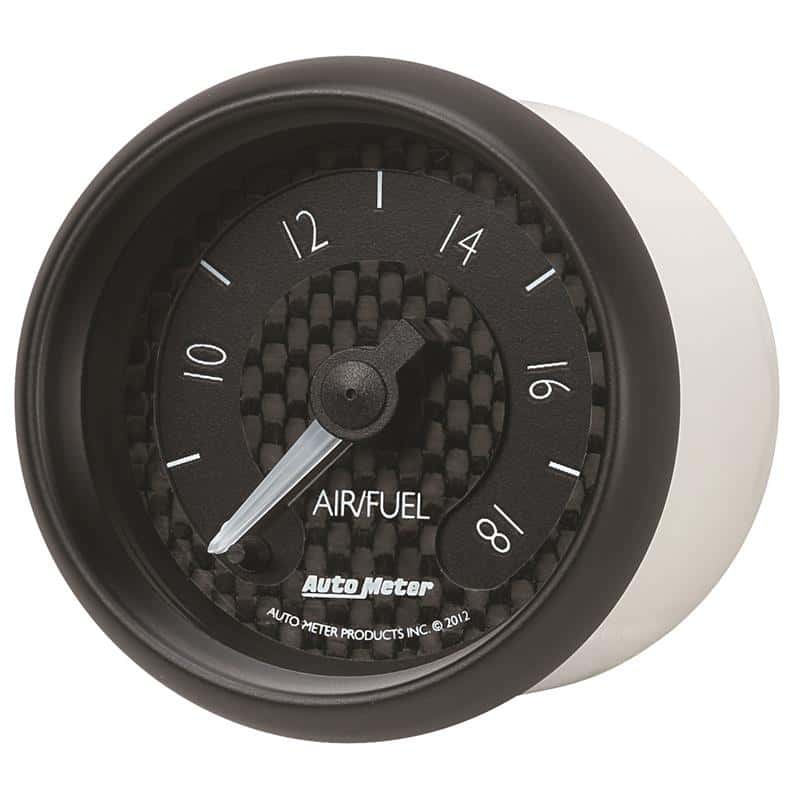 AutoMeter — Autometer GT Series 52mm Full Sweep Electronic 8:1-18:1 AFR Wideband Air/Fuel Ratio Analog
2-1/16" ANALOG WIDEB - view 2