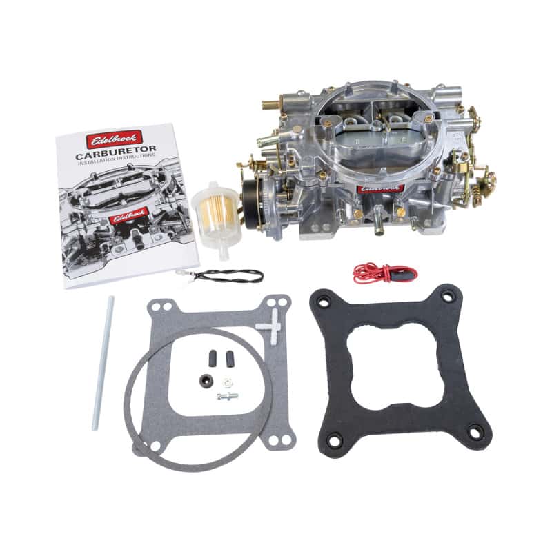 Edelbrock — Edelbrock Carburetor Performer Series 4-Barrel 600 CFM Electric Choke Satin Finish - view 3