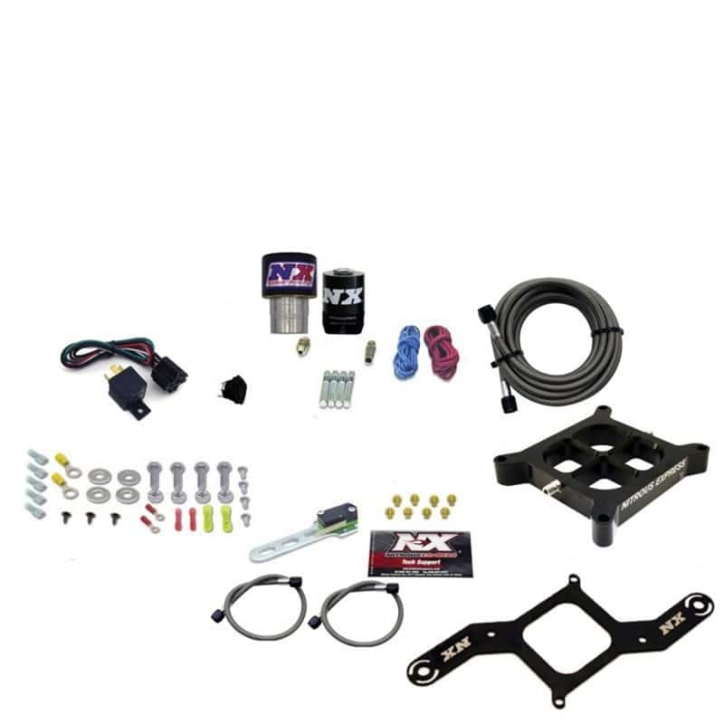 Nitrous Express — Nitrous Express Single Entry Crossbar RNC .178 4150 Flange Nitrous Kit (250-650HP) w/No Bottle
Injection System Kit
N2OSys - view 1