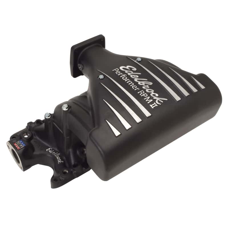 Edelbrock — Edelbrock Intake Manifold Ford Mustang 5 0L Performer RPM II Manifold Black Finish
MANIFOLD - view 2