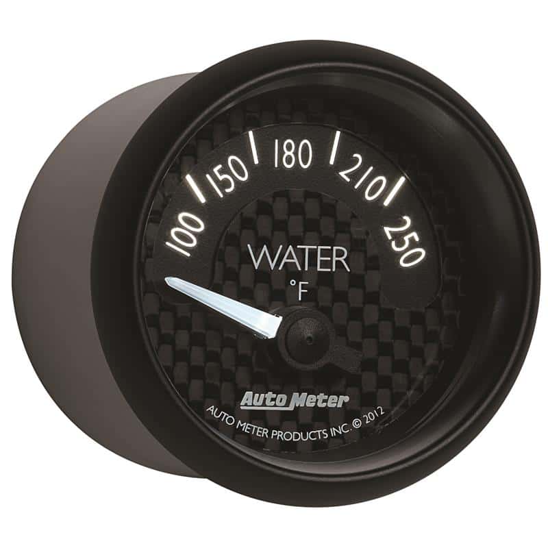 AutoMeter — Autometer GT Series 52mm Short Sweep Electronic 100-250 Deg F Water Temperature
2-1/16" WATER TEMP, - view 7