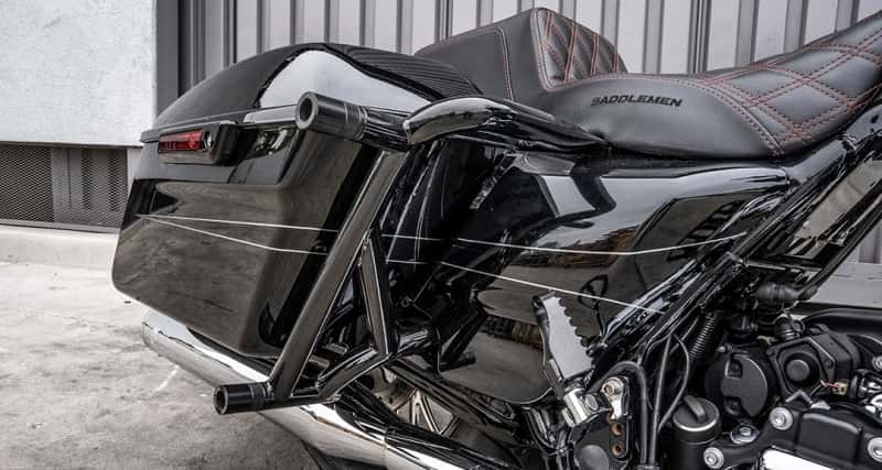 Burly Brand — Burly Brand 14-Up Touring Brawler Kit Rear - Black - view 2