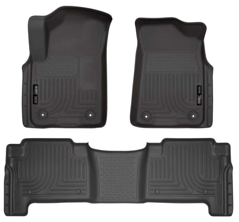 Husky Liners — Husky Liners 2019+ Infiniti QX80/2019+ Nissan Armada Weatherbeater Black Fnt & 2nd Seat Floor Liners
Floor Liners - view 1