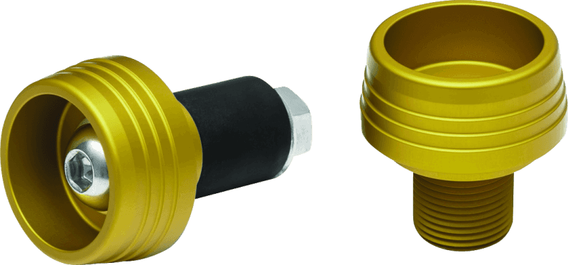 Kuryakyn — Kuryakyn Lodestar Front Axle Slider Gold - view 1