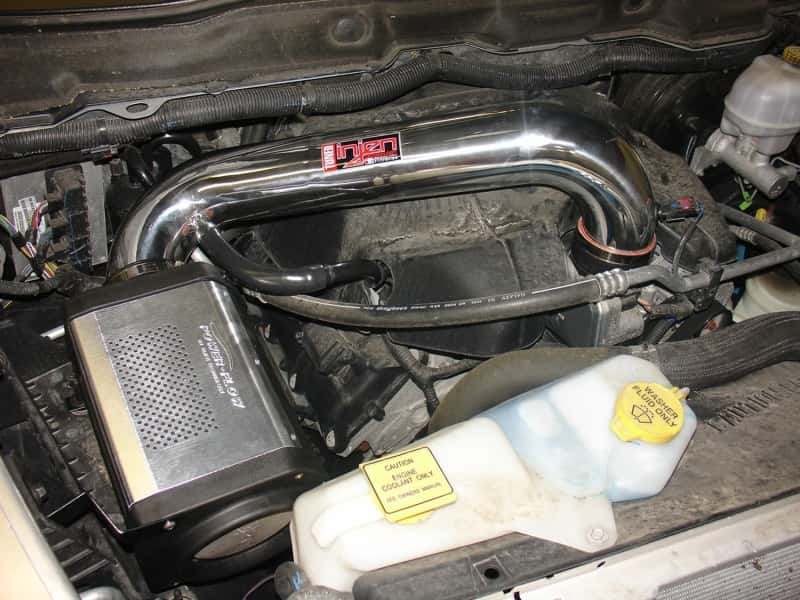 Injen — Injen 09-10 Dodge Ram Truck 5.7L-V8 HEMI Power Flow w/ Box Wrinkle Black Power-Flow Air Intake Syste
Short Ram Intake
Air Intake Kit - view 3