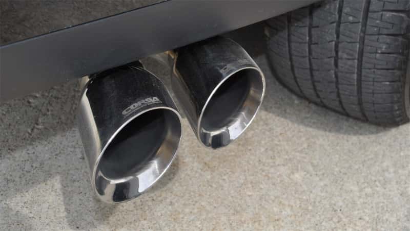 CORSA Performance — Corsa 2015-2020 GMC Yukon Denali XL 6.2L V8 3in Cat-Back Single Side Exit Twin 4in Polished Tips
Exhaust - view 4