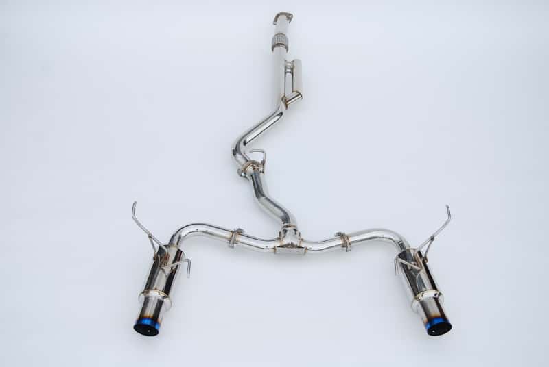 Invidia — Invidia 2022+ Subaru WRX N1 Twin Outlet Single Layer Tip Cat-Back Exhaust - view 2