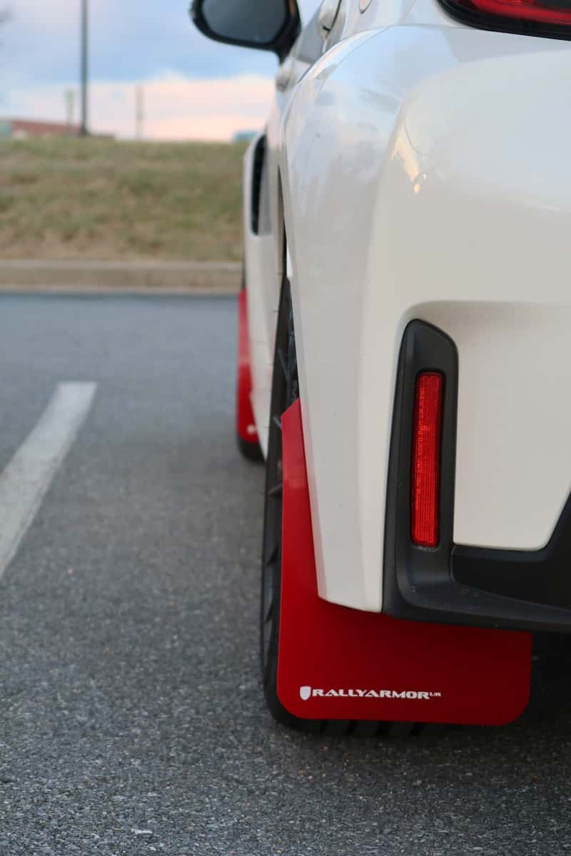 Rally Armor — Rally Armor 23-26 Toyota GR Corolla Red UR Mud Flap w/White Logo
Mud Flap - view 2