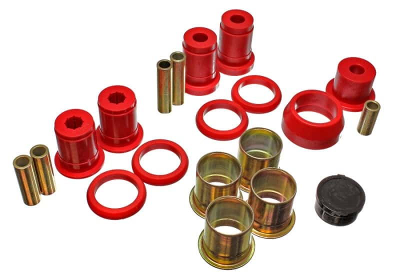 Energy Suspension — Energy Suspension 75-80 Chevy Monza Red Rear Control Arm Bushing Set w/ Thrust Washer
CntrlArmBshngKt - view 2