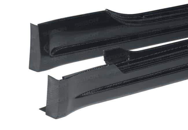 Seibon — Seibon 02-05 Nissan 350Z SA Carbon Fiber Side Skirts - view 7