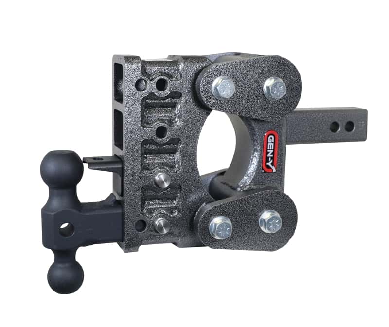 GEN-Y Hitch — Gen-Y The Boss Torsion-Flex 2in Shank 5in Drop 16K Hitch w/GH-051 Dual-Ball/GH-032 Pintle Lock
Drop Hitch - view 2