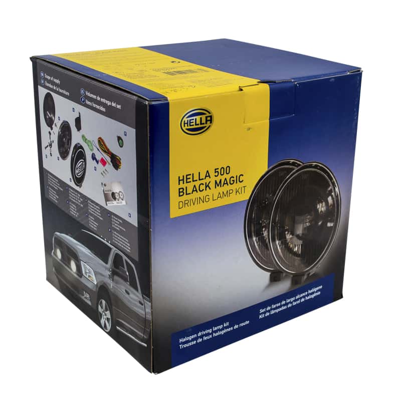 Hella — Hella 500 Series 12V Black Magic Halogen Driving Lamp Kit - view 20