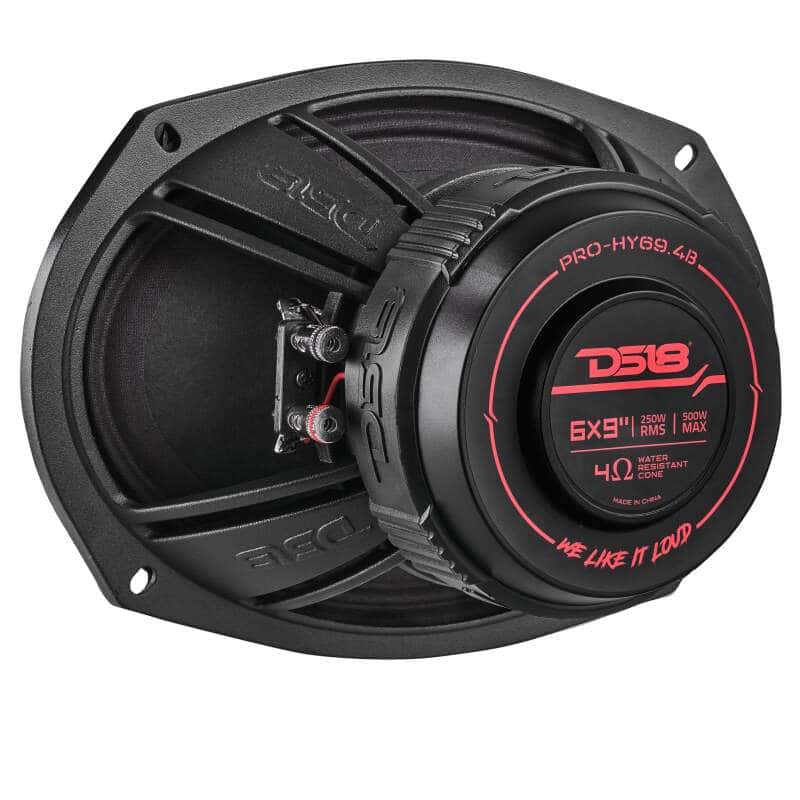 DS18 — DS18 6x9in 250 Watts RMS 4 ohm Mid-Range Loudspeaker w/ Water Resistant Cone - view 2