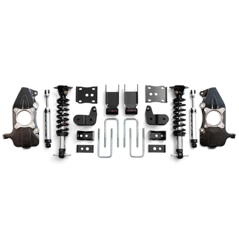 QA1 — QA1 21-25 Ford F150 4WD Single Adjustable Lowering Kit w/ Spindles - 3.5-5.5in
3/5 Drop F150 4WD - view 1