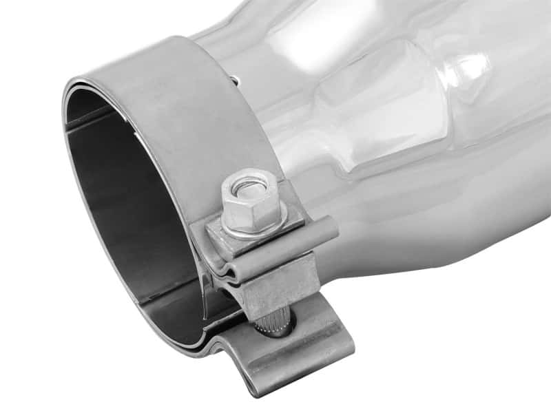 aFe — aFe MACH Force-Xp 3in Inlet x 4in Outlet x 9in Length 304 Stainless Steel Exhaust Tip Polished
Exhaust Tip Polished - view 4