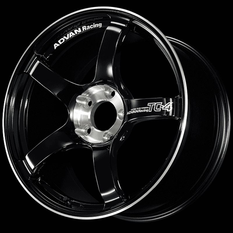 Advan — Advan TC4 SE 18x9.5 +45 5x120 Racing Gloss Black and Diamond Cut Wheel - view 1