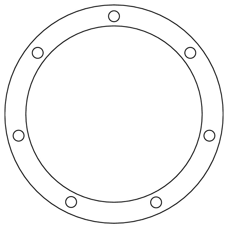 Cometic Gasket — Cometic Ford 8BA/8CM Flathead V8 24 Bolt .031 inch Fiber Oil Pan Clean Out Gasket
Oil Pan Gasket Kit - view 1