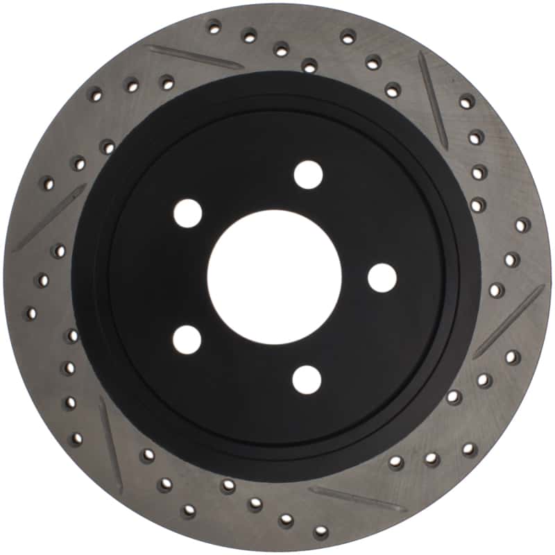 Stoptech — StopTech 05-10 Ford Mustang Slotted & Drilled Left Rear Rotor
Disc Brake Rotor
Slot/Drill Rotor - view 8