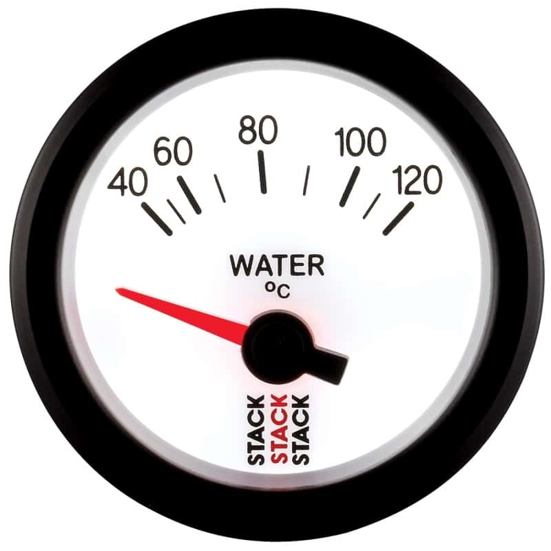 AutoMeter — Autometer Stack 52mm 40-120 Deg C M10 Male Electric Water Temp Gauge - White
Ga WTmp Elec Wt 120C - view 4